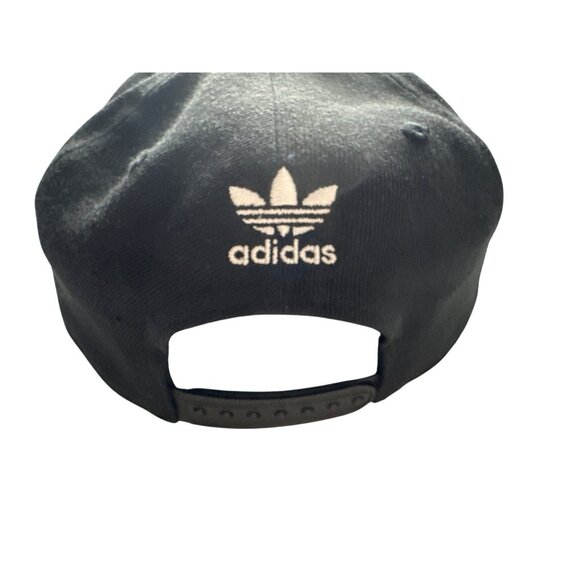 Adidas Snapback Hat Black White Green Undervisor Adjustable Cap - Picture 2 of 7